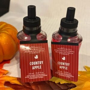 Bath & Body Works “Country Apple” 2 New Wallflower Refills